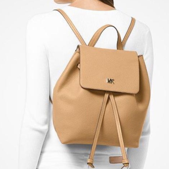 Michael Kors Junie Pebbled leather backpack